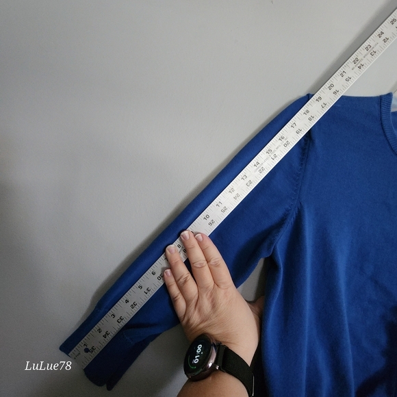 Cherokee Women's Blue Cardigan Sweater Size Large - Picture 9 of 14